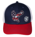 Smith & Wesson® Red, White & Blue Eagle Trucker Hat - American Flag Design