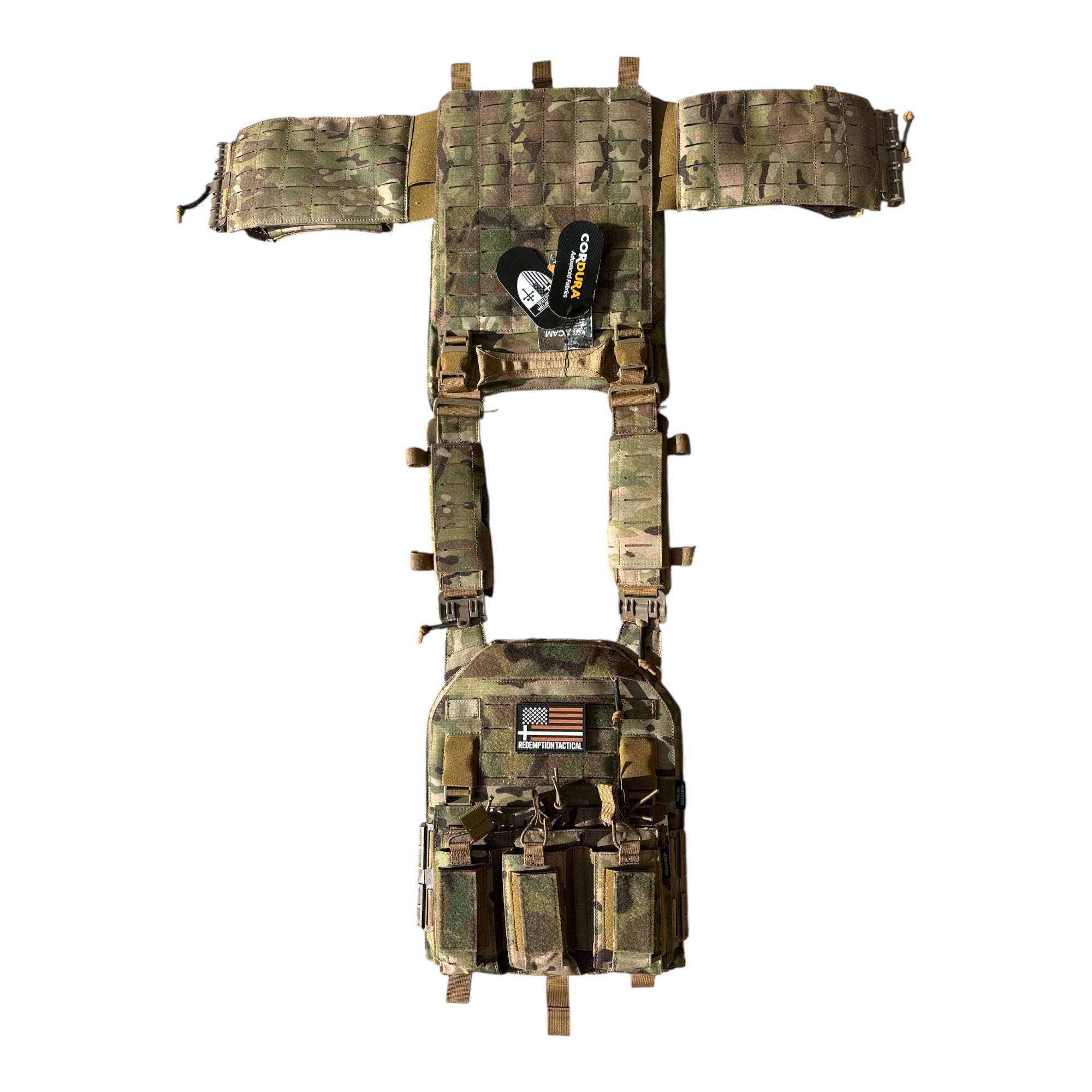 Redemption Tactical CRUSADER 2.0® ARMOR FULL KIT COMBO PACKAGE LIGHTWEIGHT LEVEL IV  (2) 10x12 Front/Back Plates (2) 6x8 Side Plates (Level III PE)