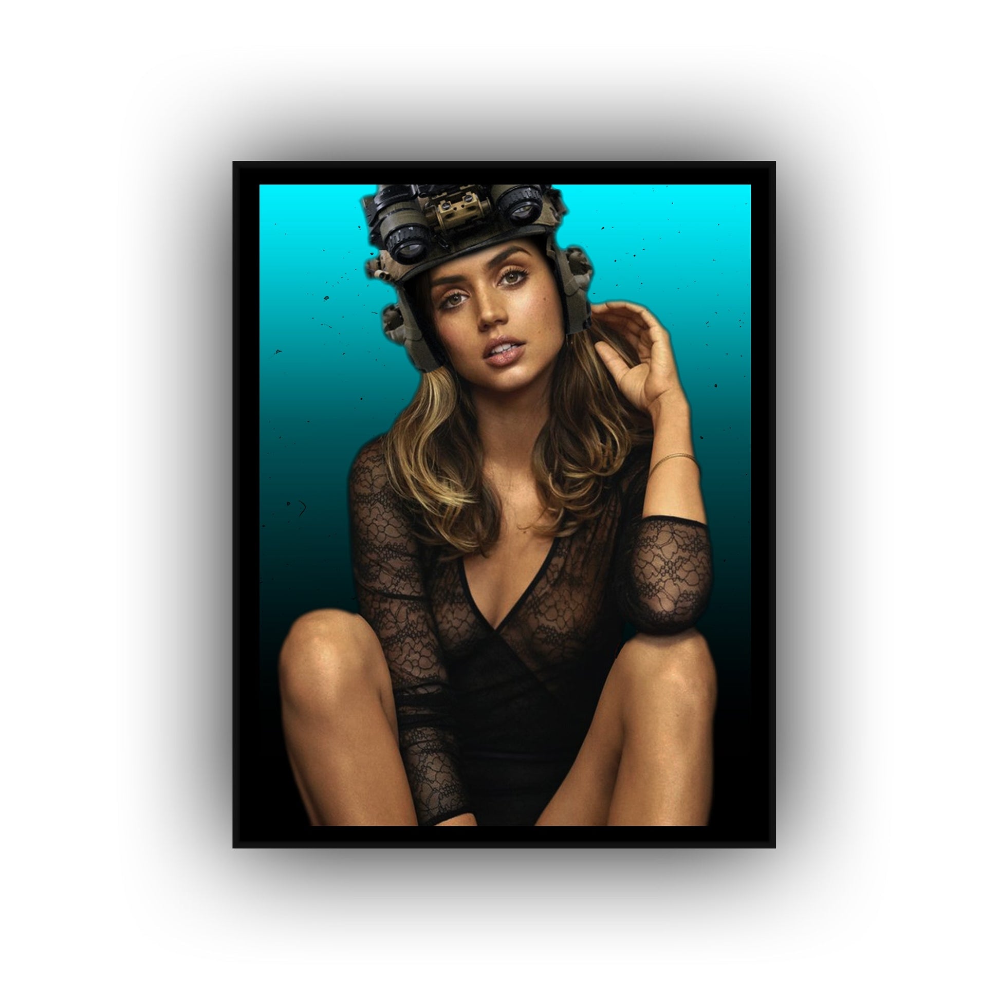 Ana De Armas V5 - Limited Edition - 4" x 3" Sublimation Velcro Morale Patch