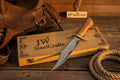 Timberland Trapper Bowie Knife 10" Handmade Damascus Presentation Box