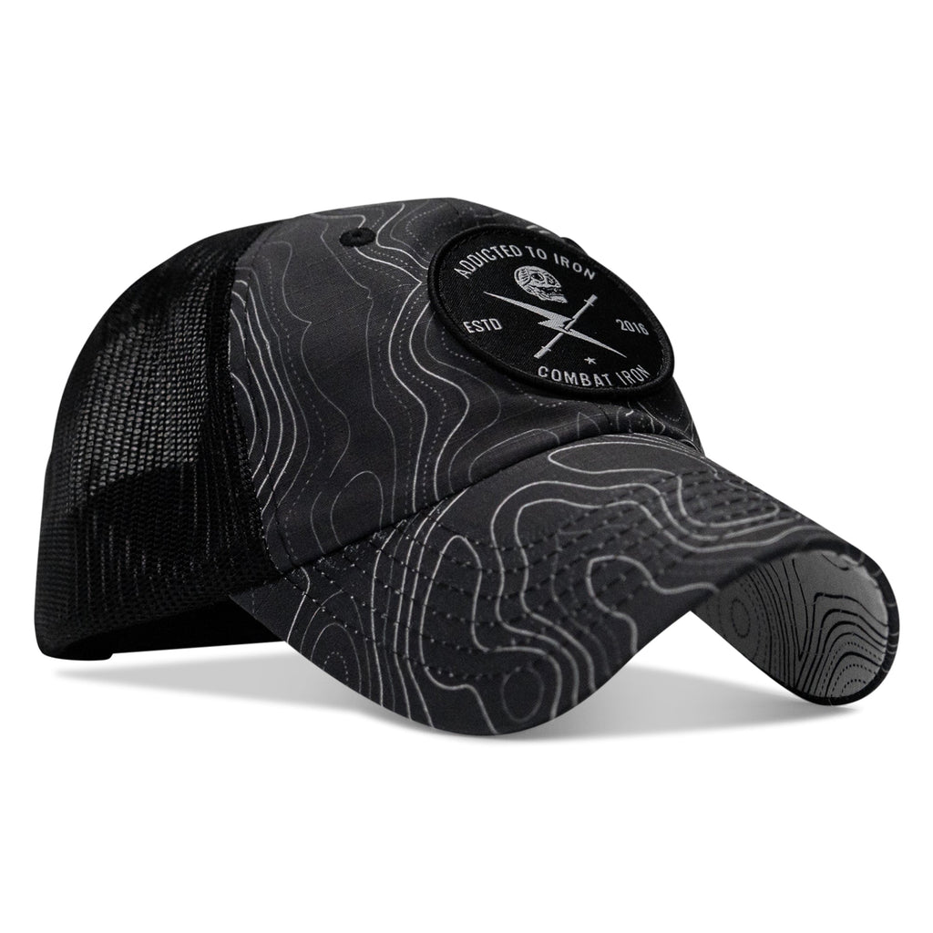 Addicted To Iron Patch Tactical Ripstop Mesh Snapback Hat