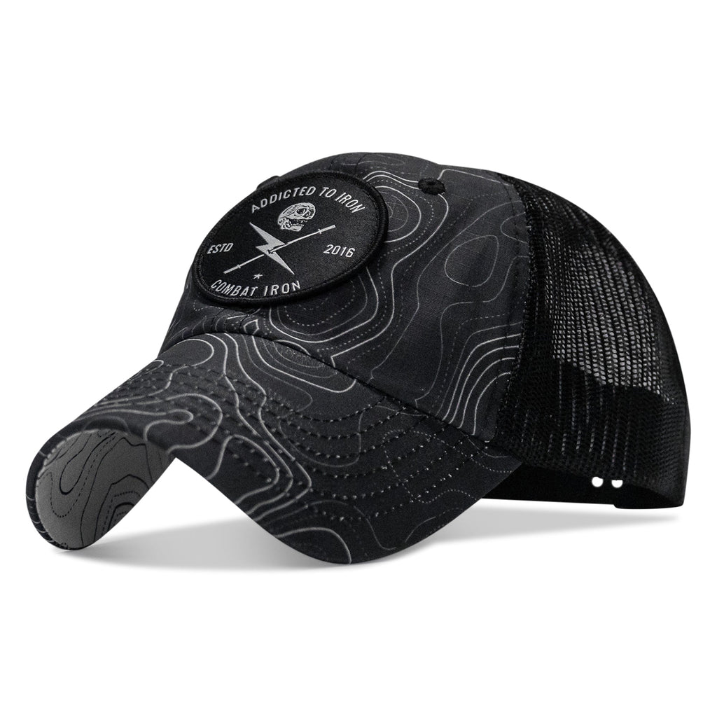 Addicted To Iron Patch Tactical Ripstop Mesh Snapback Hat