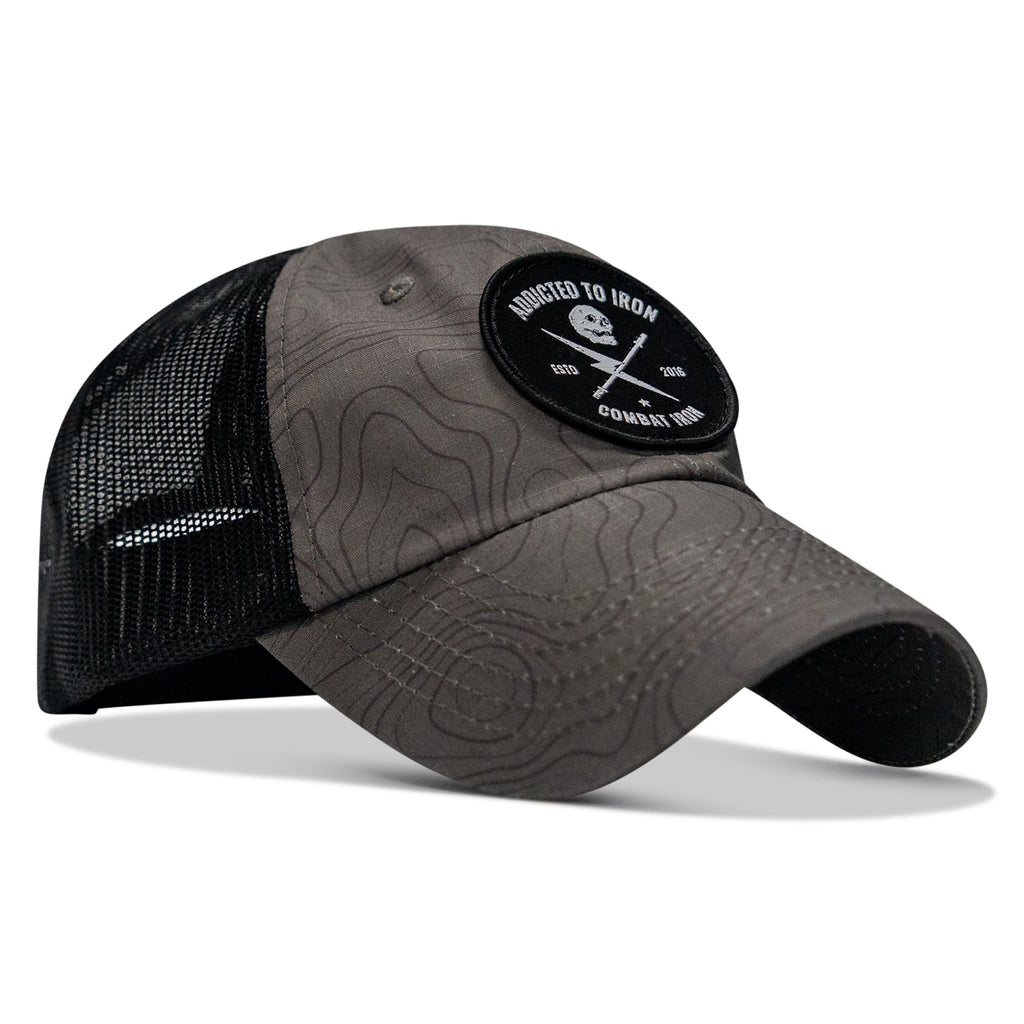 Addicted To Iron Patch Tactical Ripstop Mesh Snapback Hat