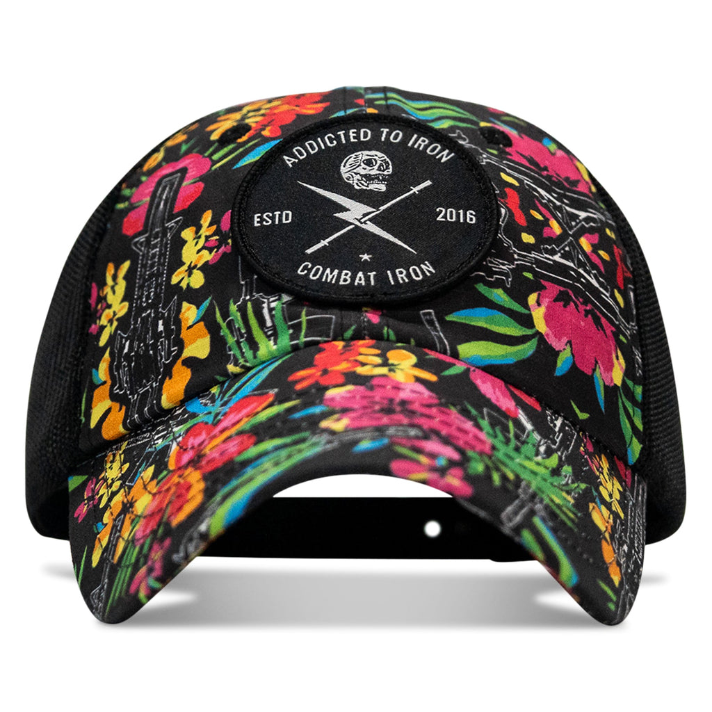 Addicted To Iron Patch Tactical Ripstop Mesh Snapback Hat