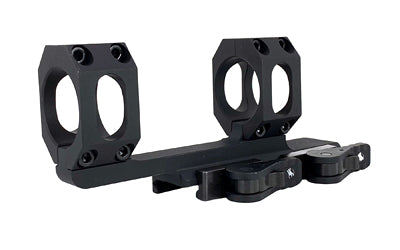 American Defense Mfg. AD-RECON Scope Mount |  Dual Quick Detach |   Vertical Spit Rings |  2" Offset |  34MM |  Standard Height |  TAC Aluminum Levers |  Black
