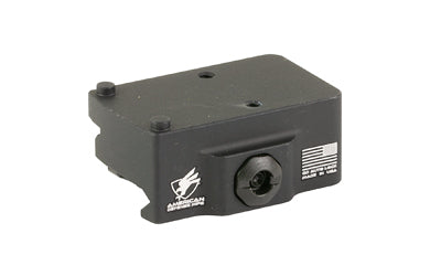 American Defense Mfg. AD-RMR |  Quick Detach Mount |  Right Hand Lever |  Low |  Fits Trijicon RMR |  Anodized Finish |  Black