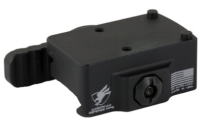 American Defense Mfg. AD-RMR |  Quick Detach Mount |  Left Hand Lever |  Low |  Fits Trijicon RMR |  Anodized Finish |  Black