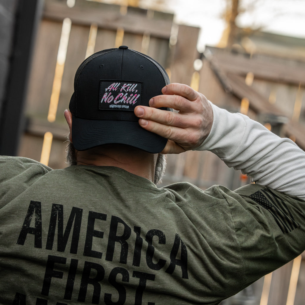 All Kill No Chill Patch Snapback Hat
