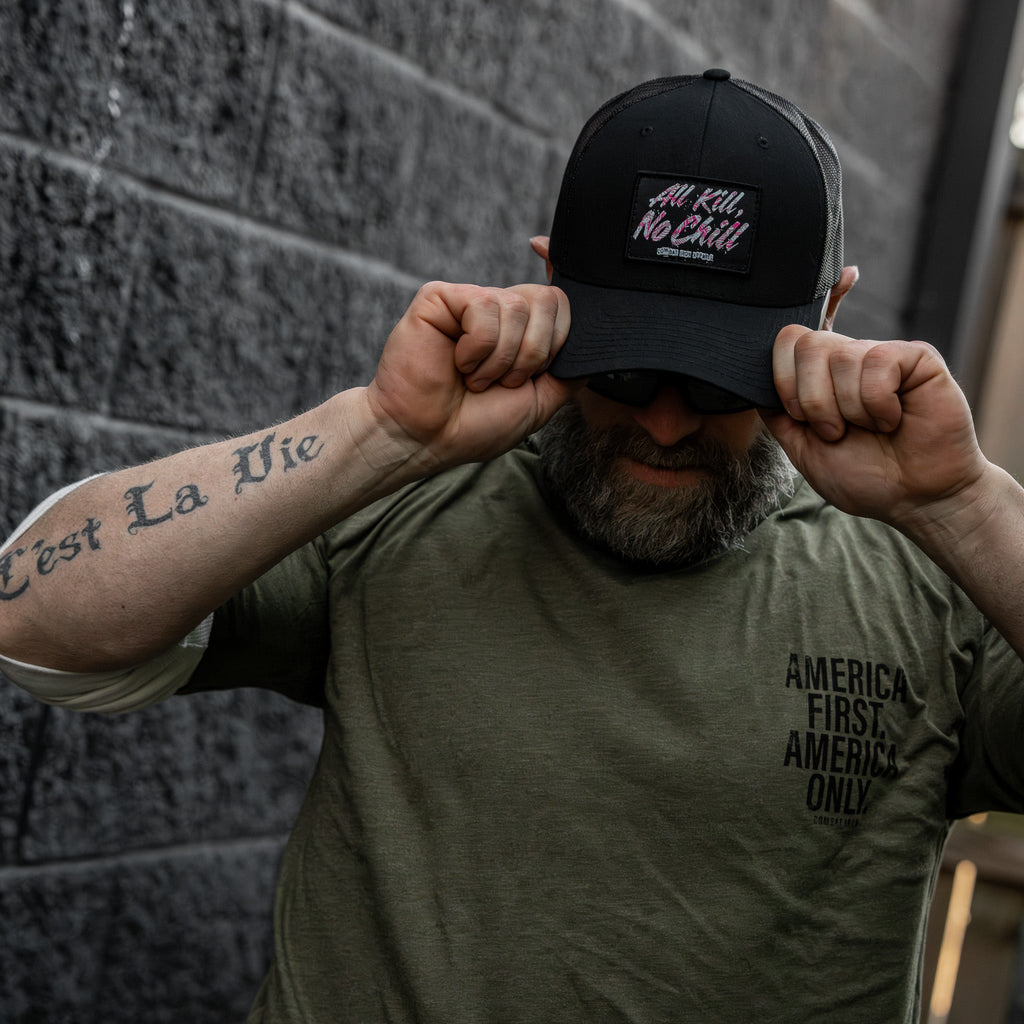 All Kill No Chill Patch Snapback Hat