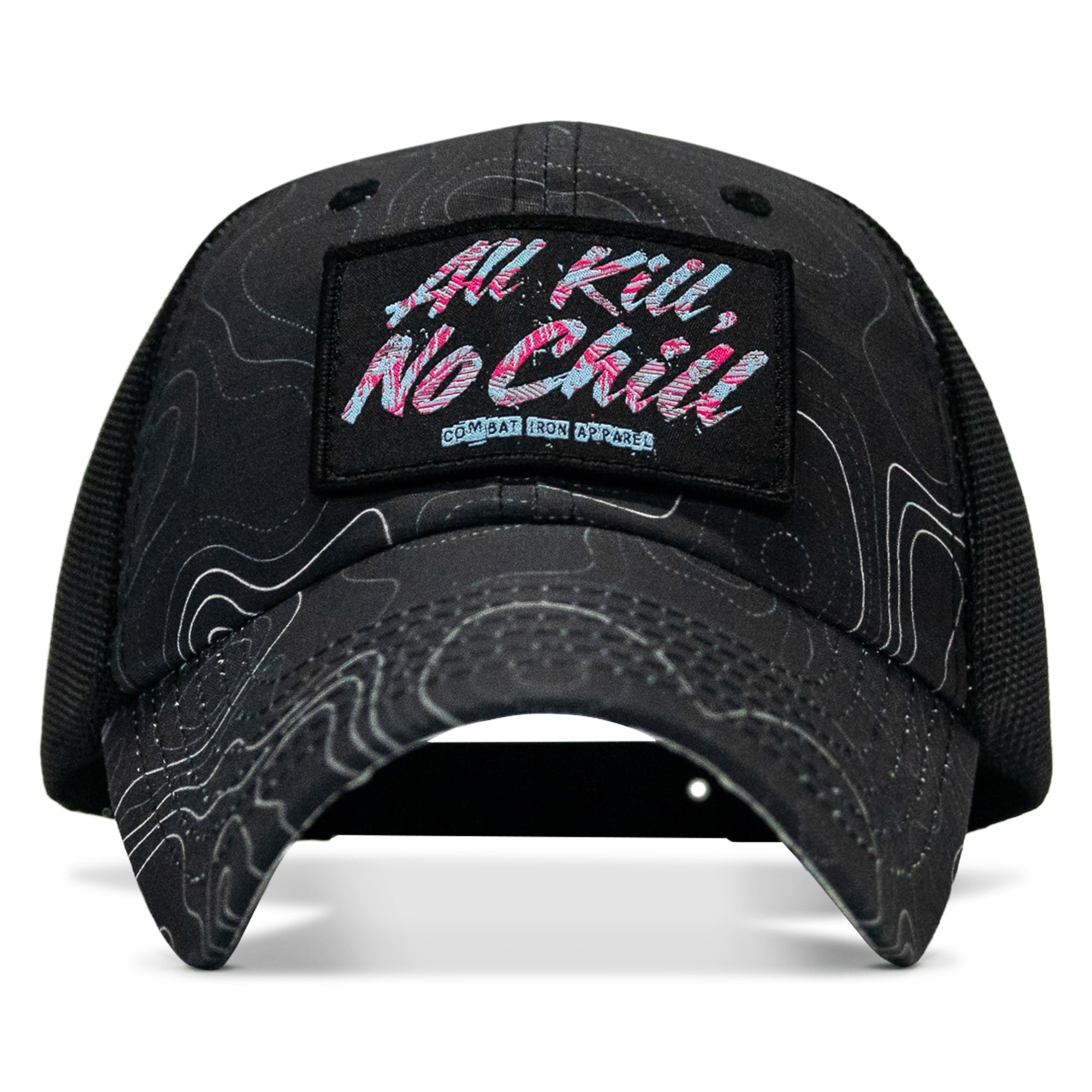 All Kill No Chill Patch Tactical Ripstop Mesh Snapback Hat