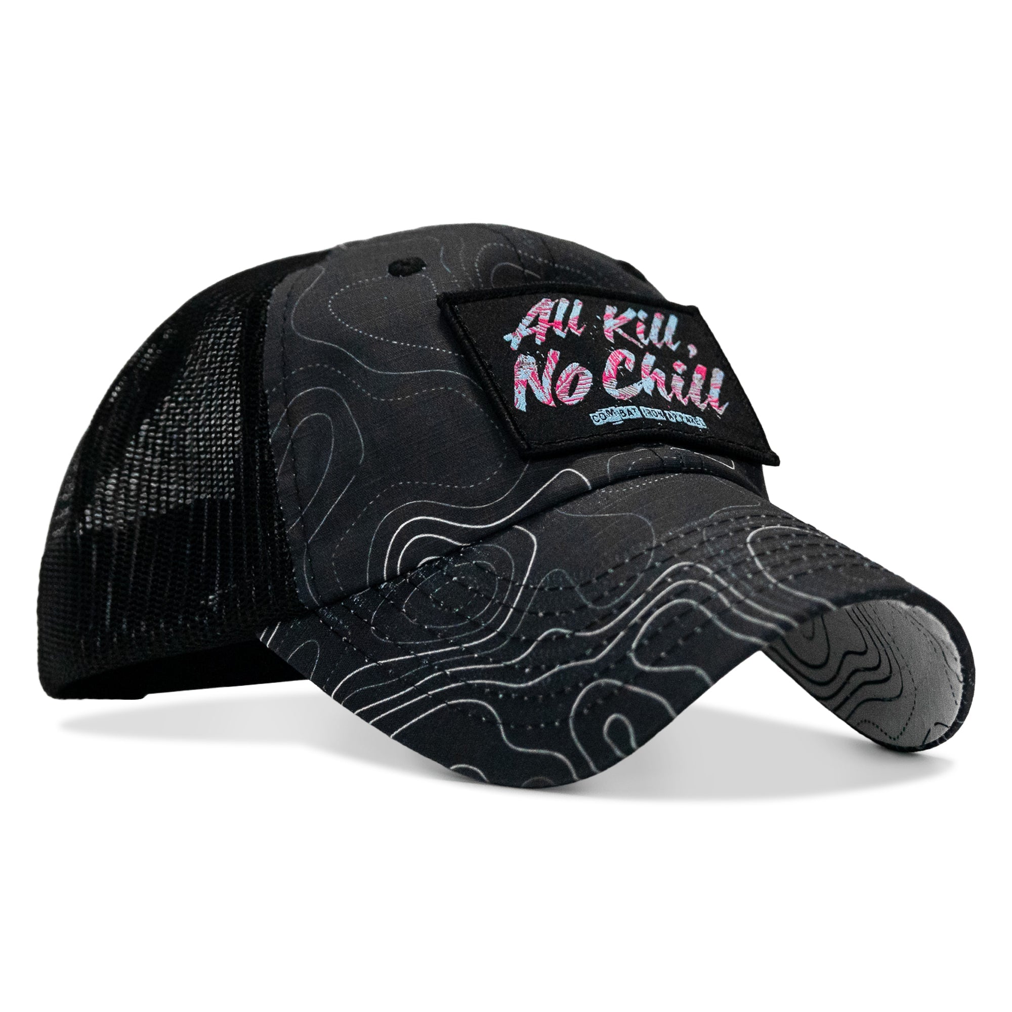All Kill No Chill Patch Tactical Ripstop Mesh Snapback Hat