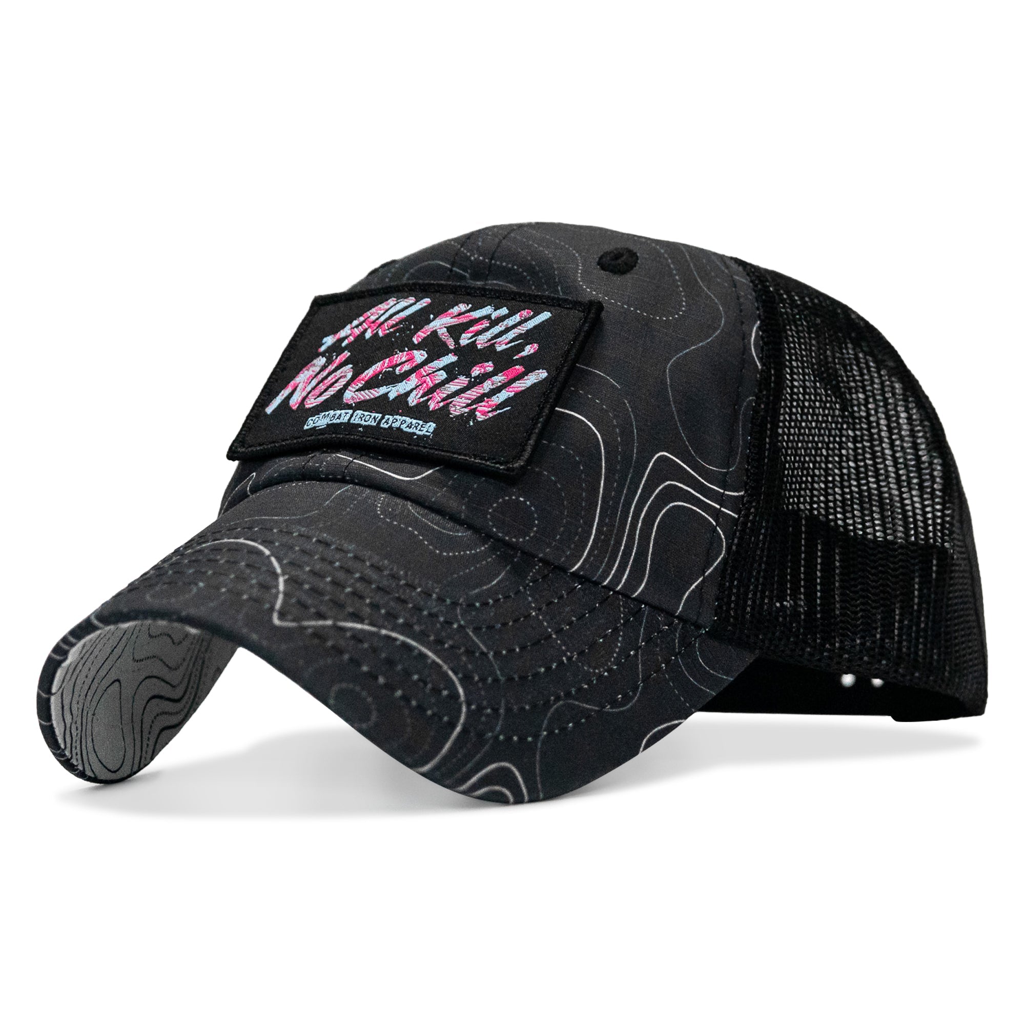 All Kill No Chill Patch Tactical Ripstop Mesh Snapback Hat