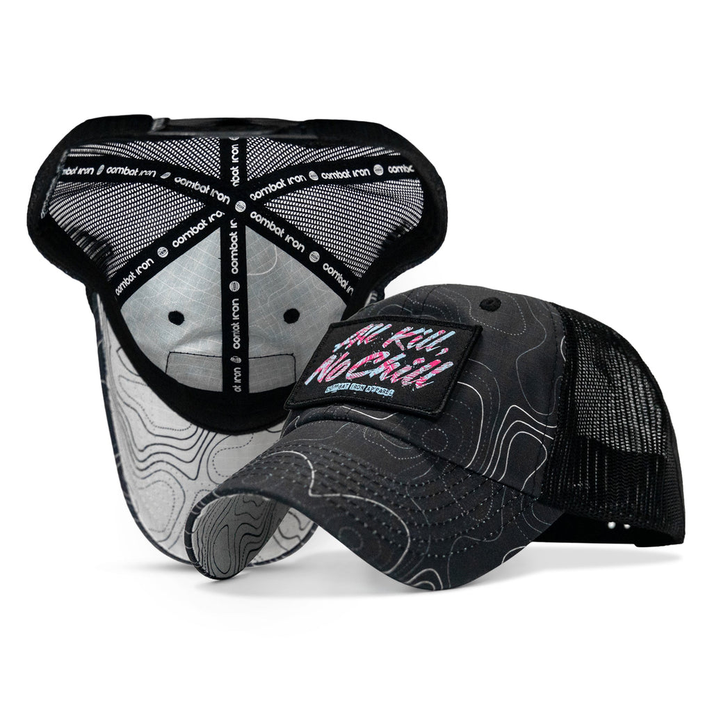 All Kill No Chill Patch Tactical Ripstop Mesh Snapback Hat