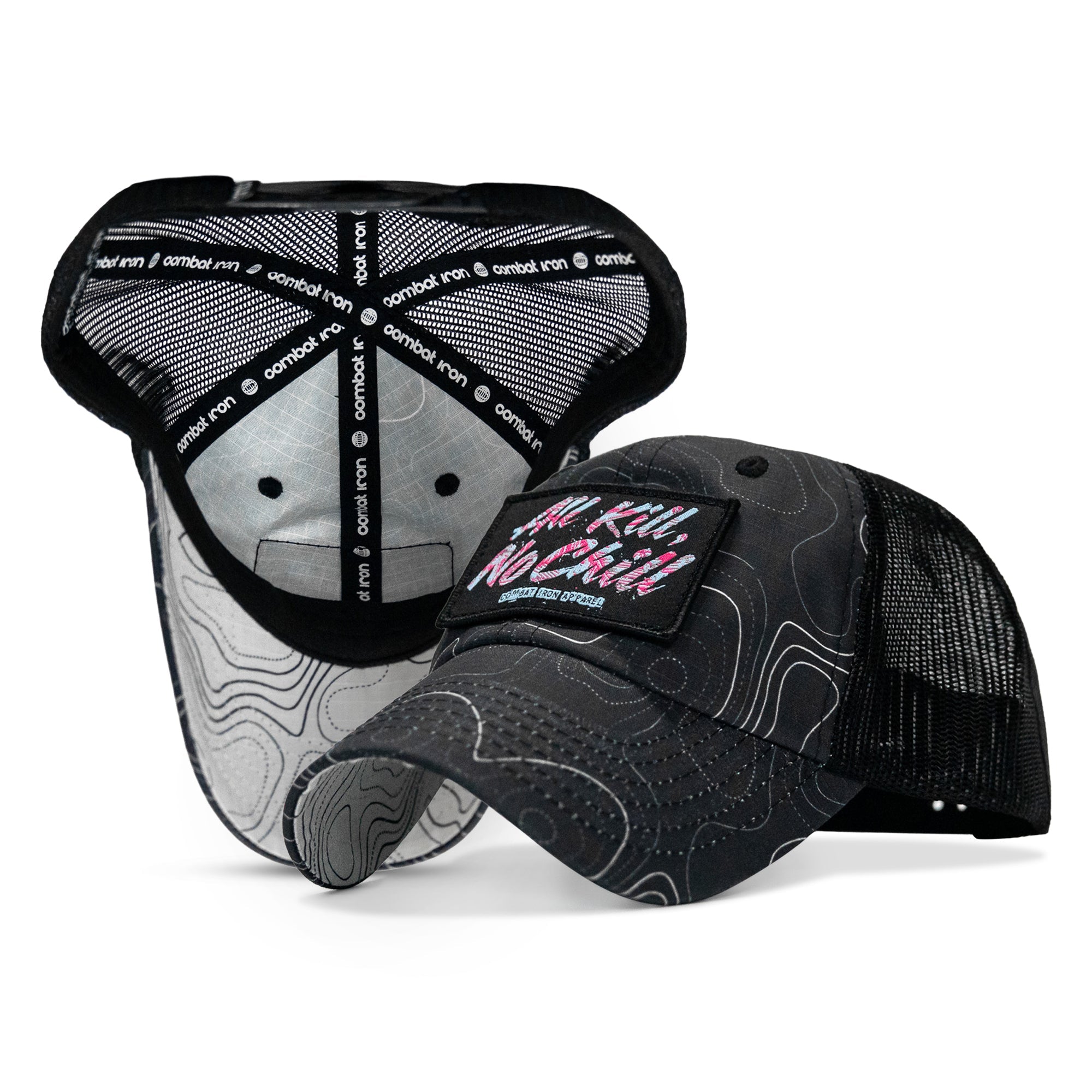 All Kill No Chill Patch Tactical Ripstop Mesh Snapback Hat