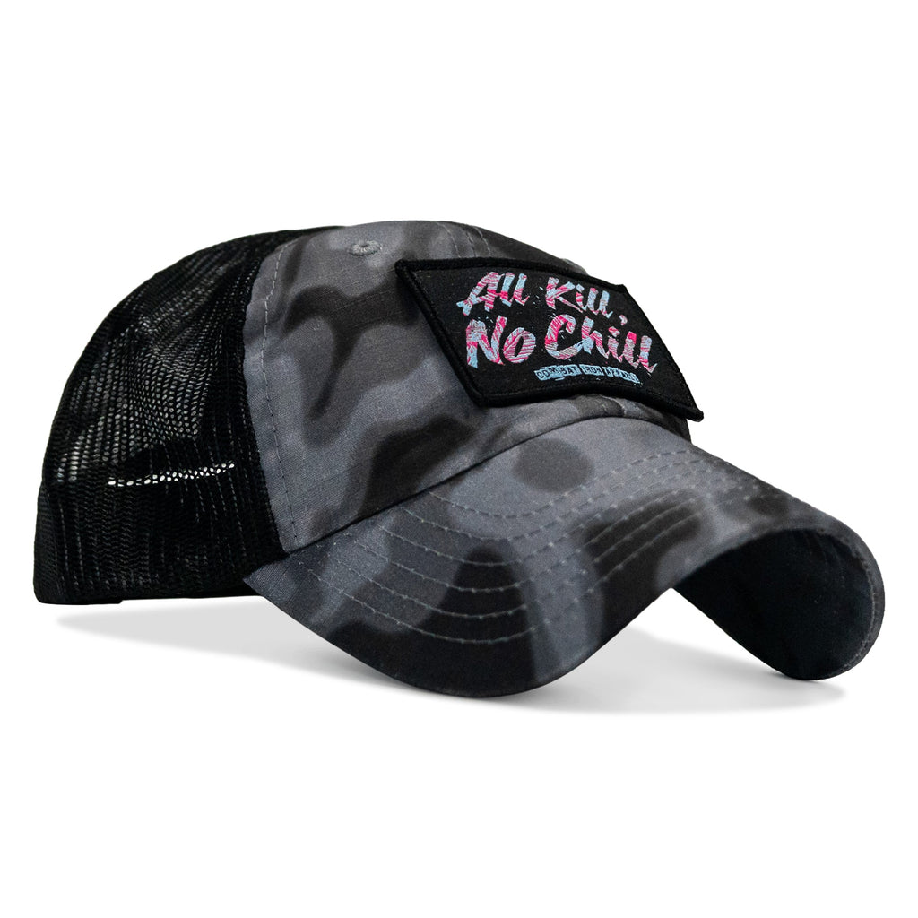 All Kill No Chill Patch Tactical Ripstop Mesh Snapback Hat