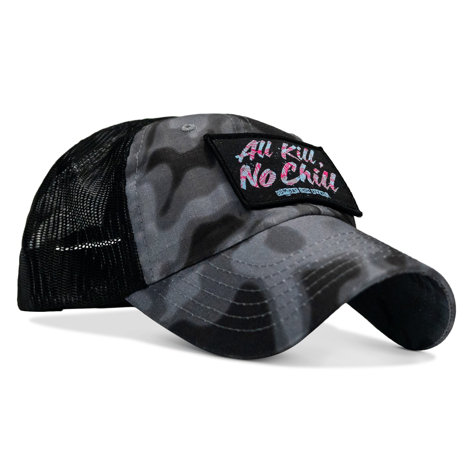 All Kill No Chill Patch Tactical Ripstop Mesh Snapback Hat