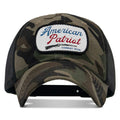 American Patriot Patch Tactical Ripstop Mesh Snapback Hat
