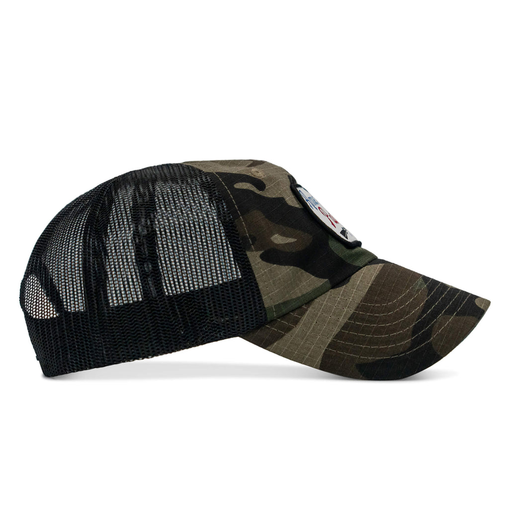 American Patriot Patch Tactical Ripstop Mesh Snapback Hat