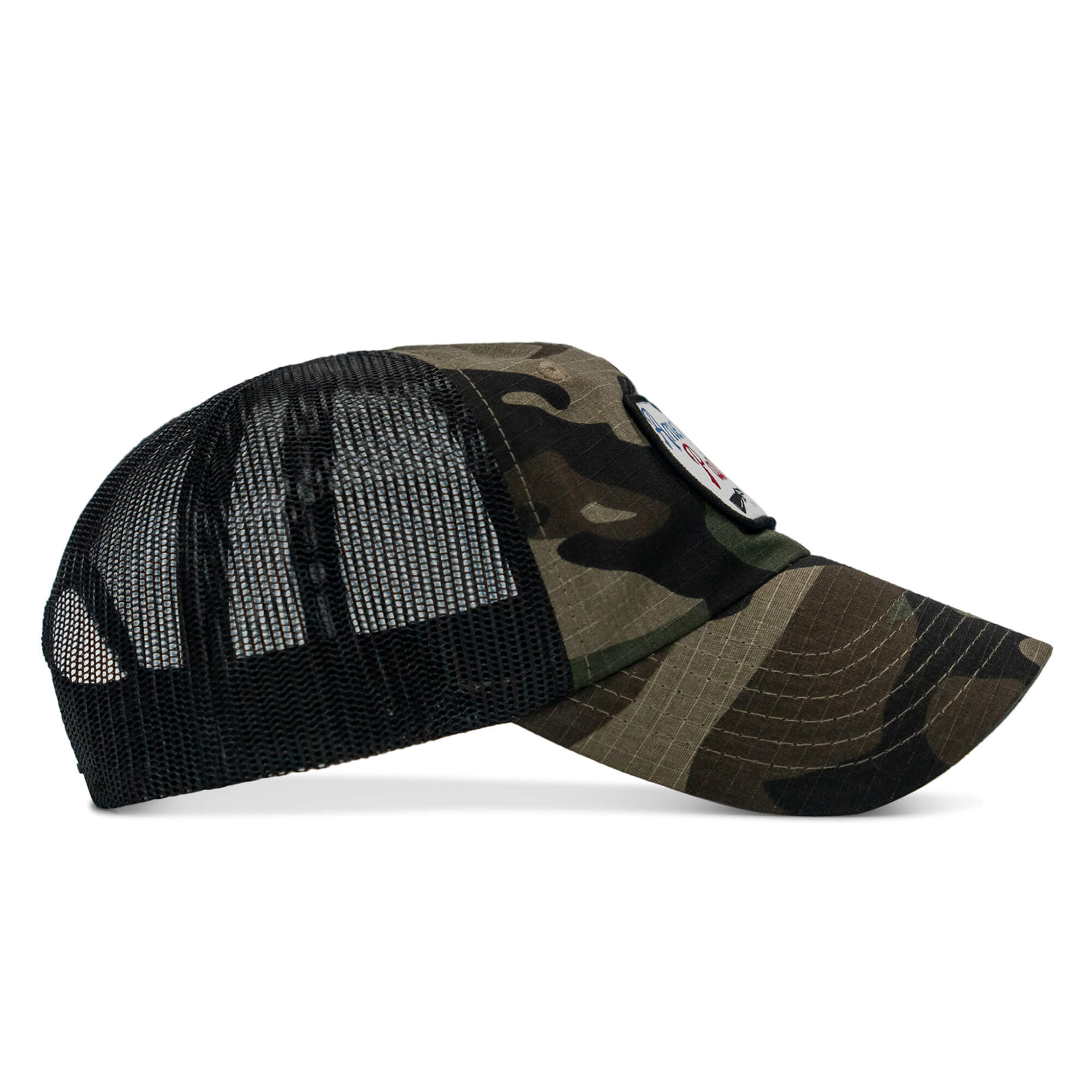 American Patriot Patch Tactical Ripstop Mesh Snapback Hat