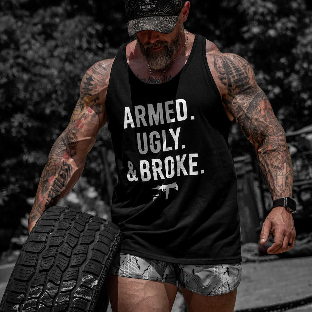 Armed, Ugly, And Broke Men's Tank