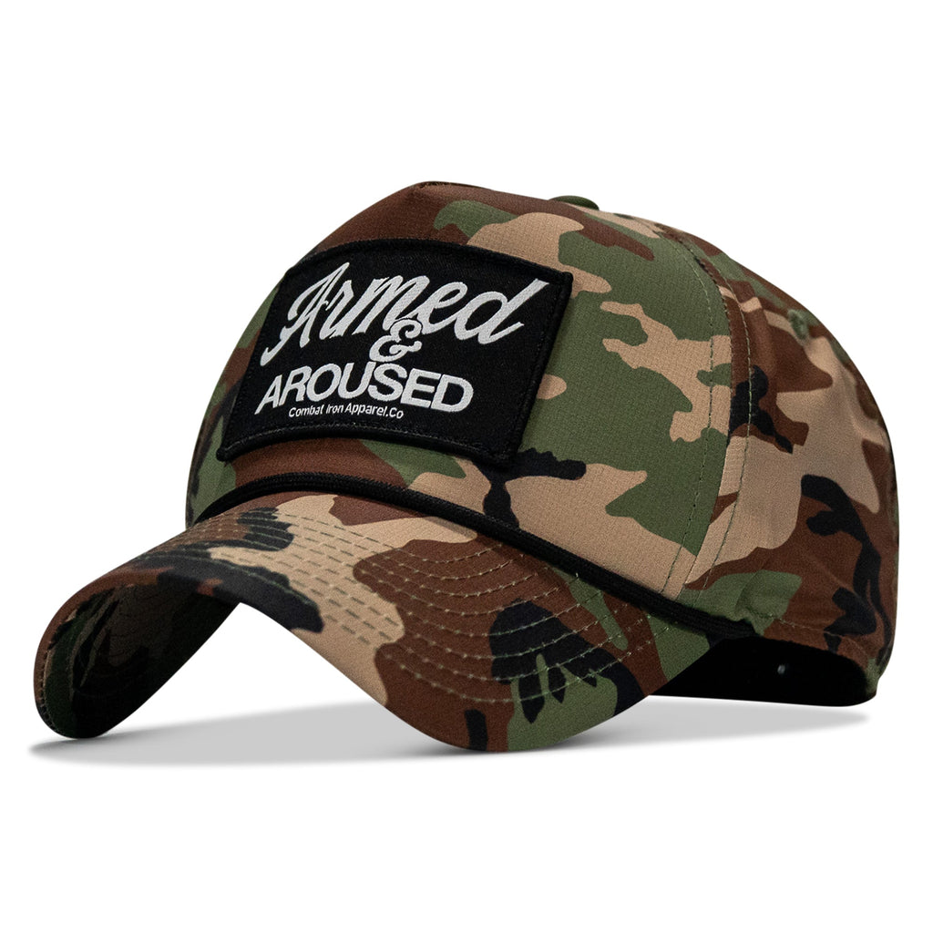 Armed & Aroused Patch Weekender Snapback