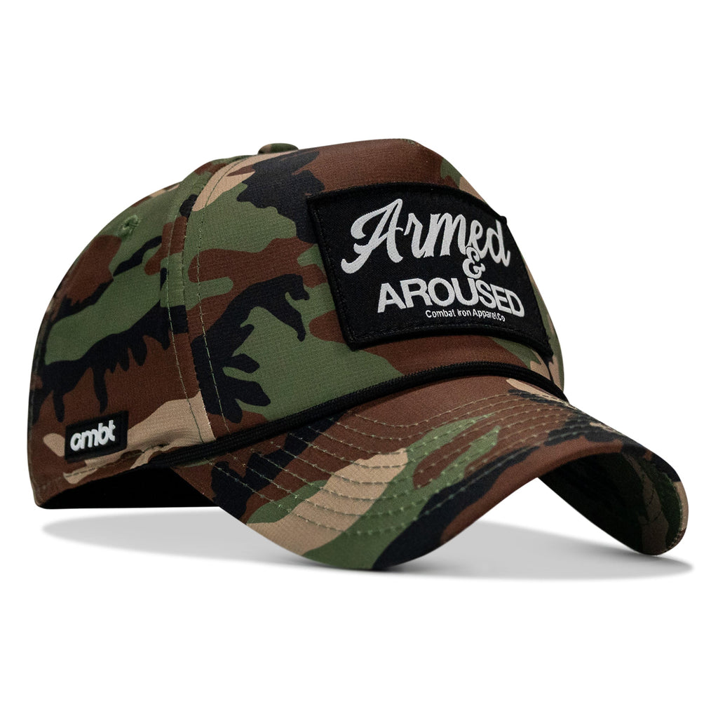 Armed & Aroused Patch Weekender Snapback