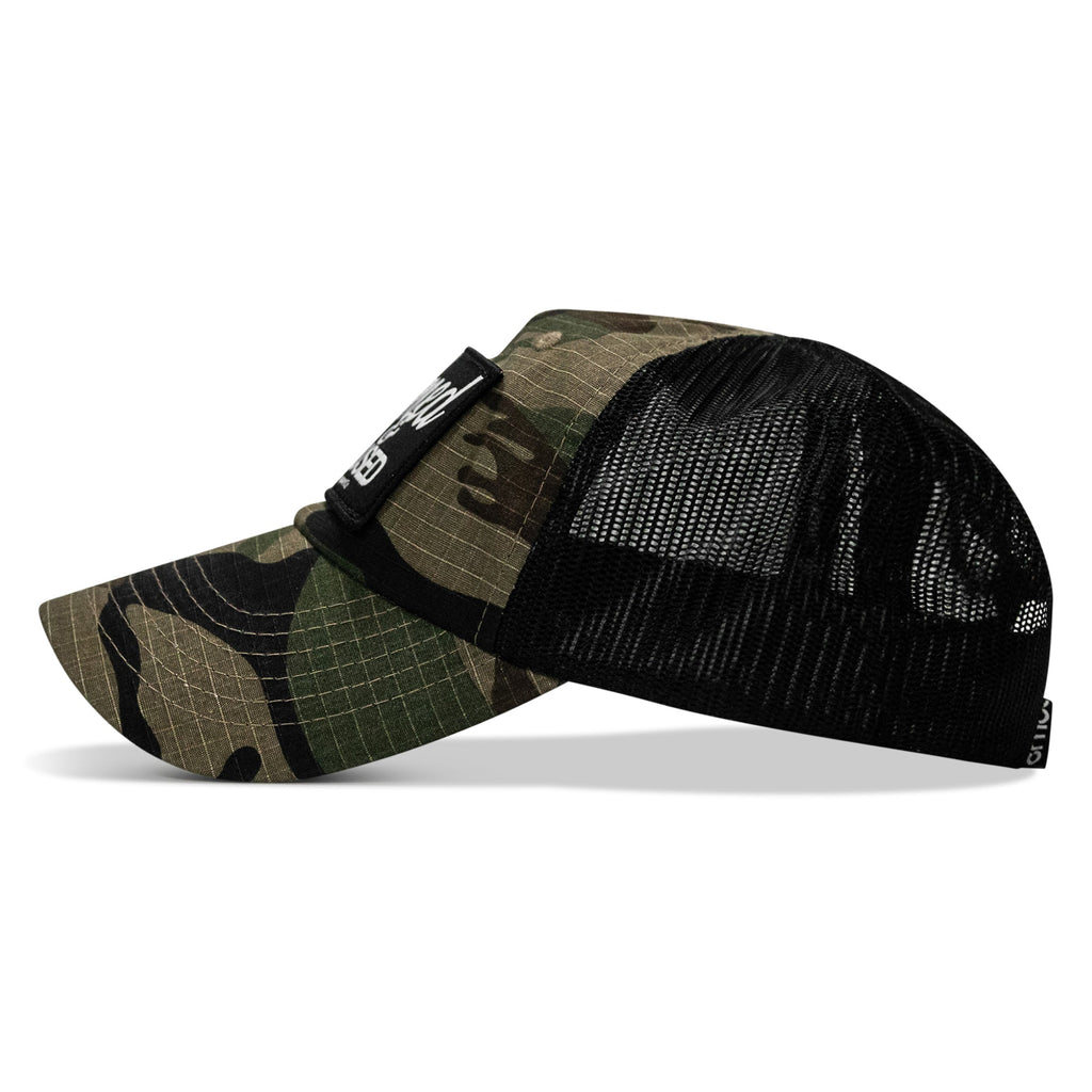 Armed & Aroused Patch. Tactical Ripstop Mesh Snapback Hat