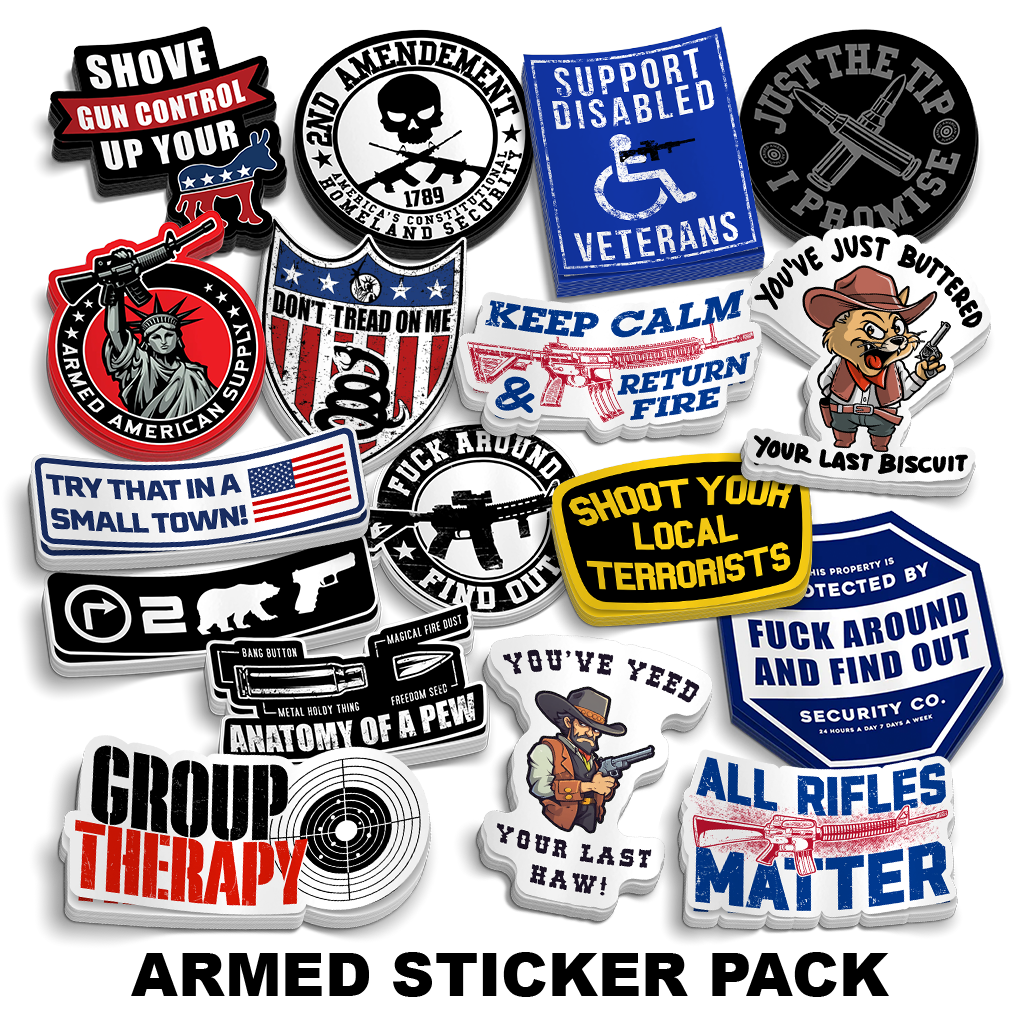 Armed Sticker Pack – Self Rescue Tactical