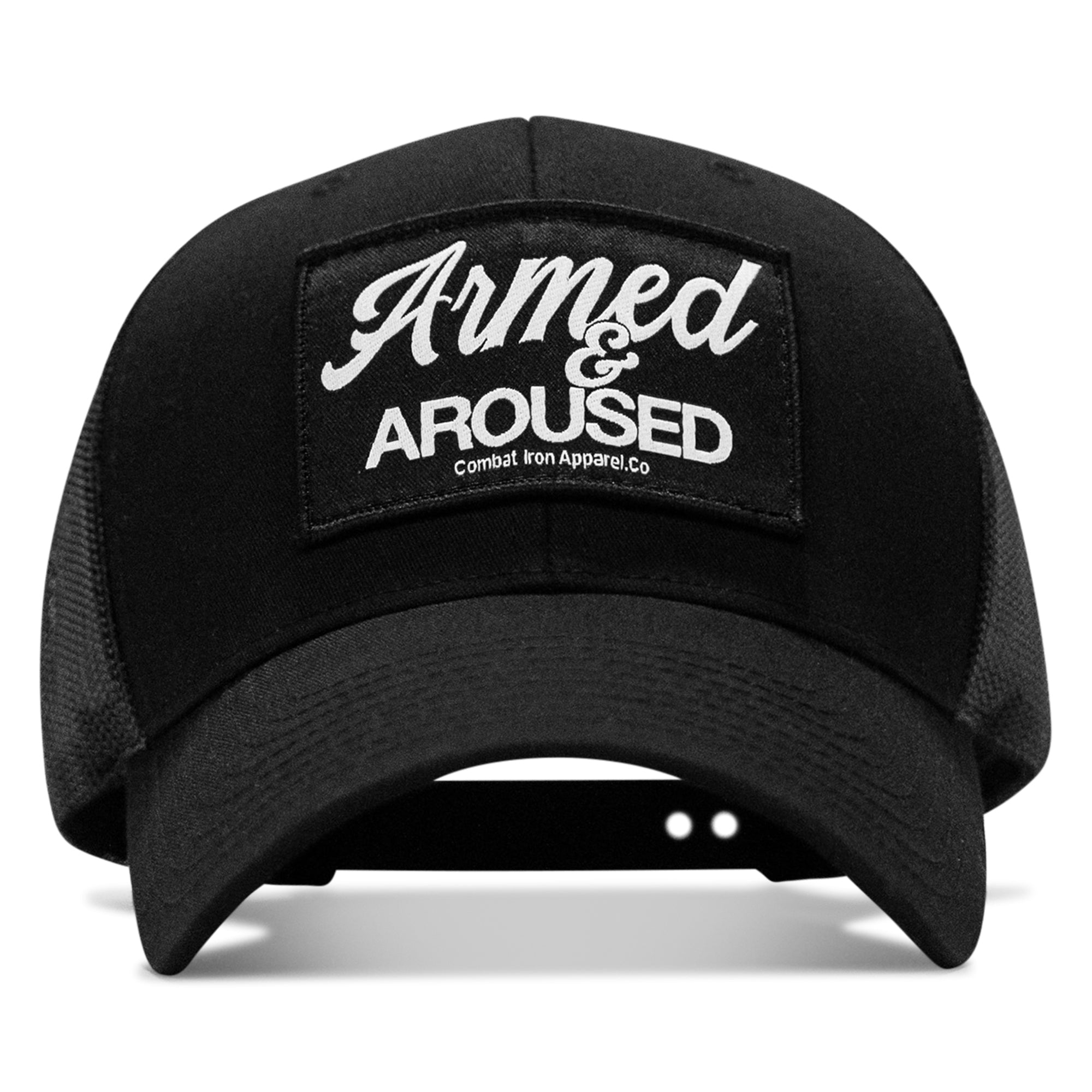 Armed & Aroused Patch Snapback Hat