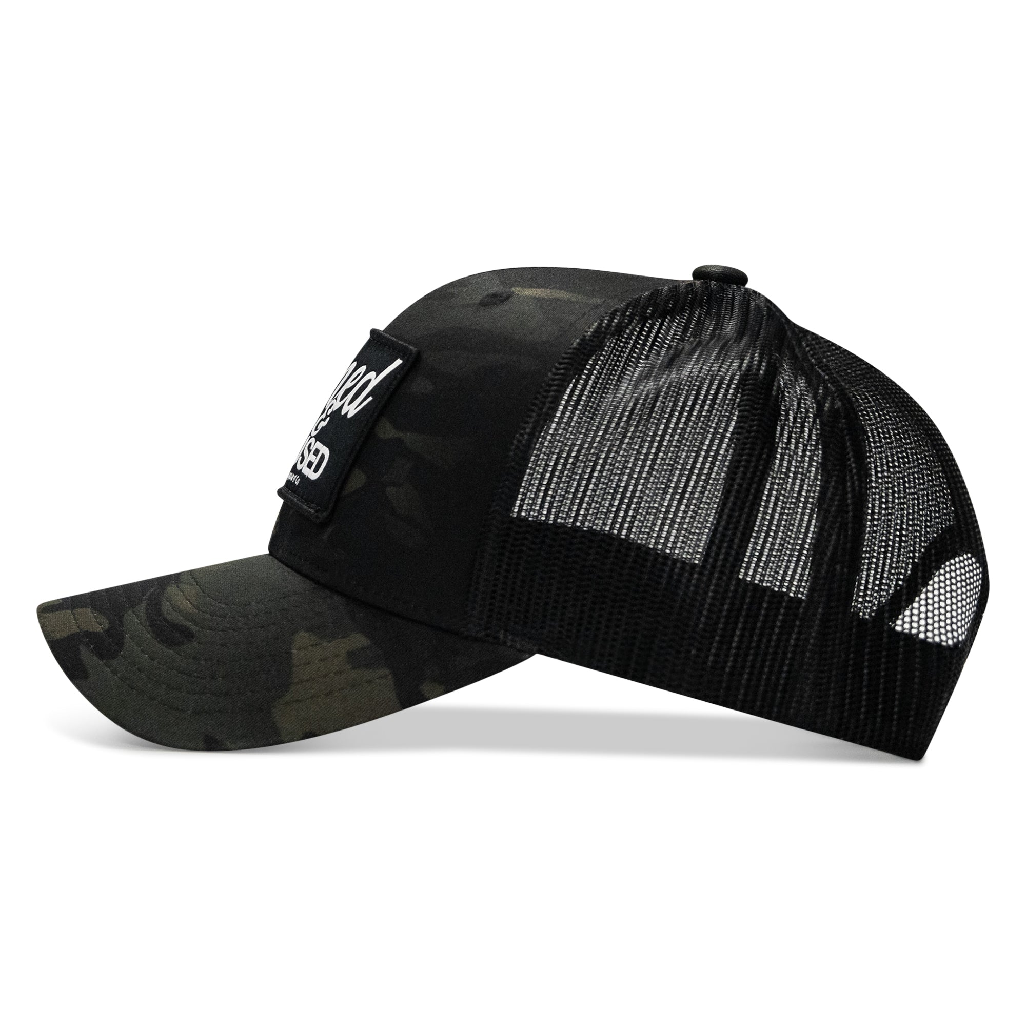 Armed & Aroused Patch Snapback Hat