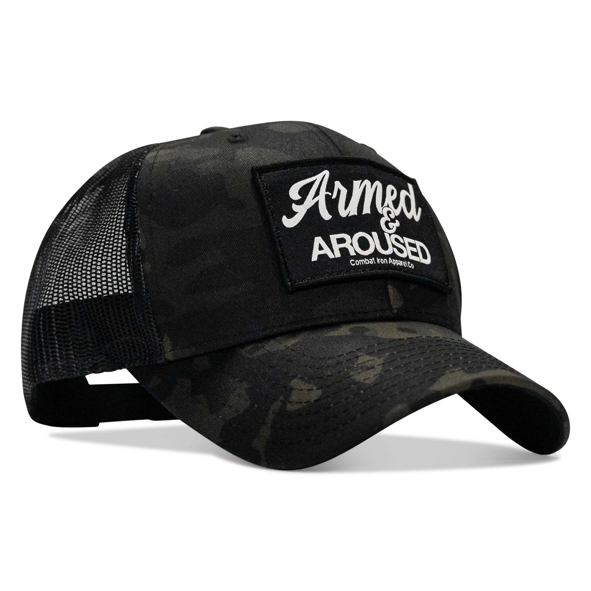 Armed & Aroused Patch Snapback Hat