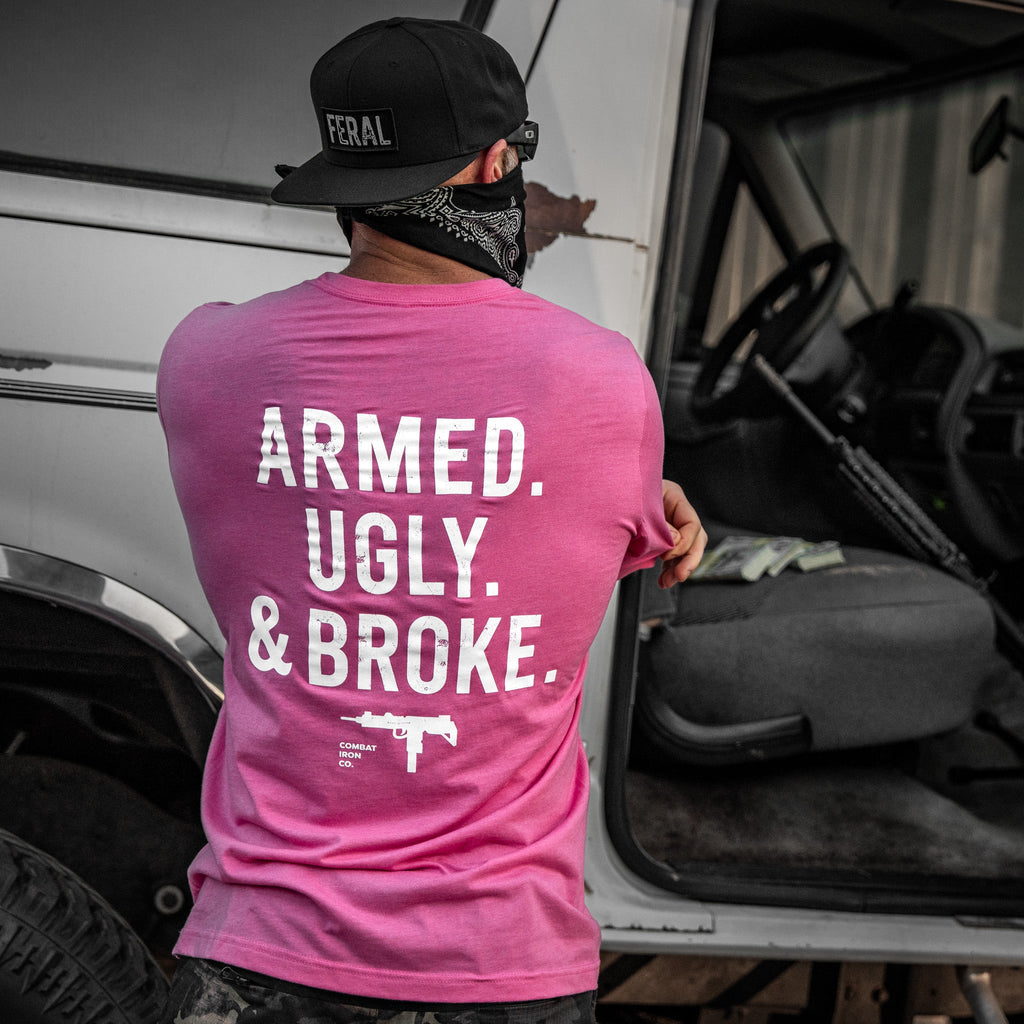 Armed. Ugly. & Broke. Men's T-Shirt