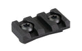 Arisaka Defense Low Profile Rail -  Fits Picatinny M-LOK -  3 Slot -  Anodized Finish -  Black