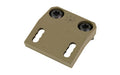 Arisaka Defense Offset Light Mount -  For SureFire Scout Light Weapon Lights -  Fits MCX Spear -  Anodized Finish -  Flat Dark Earth