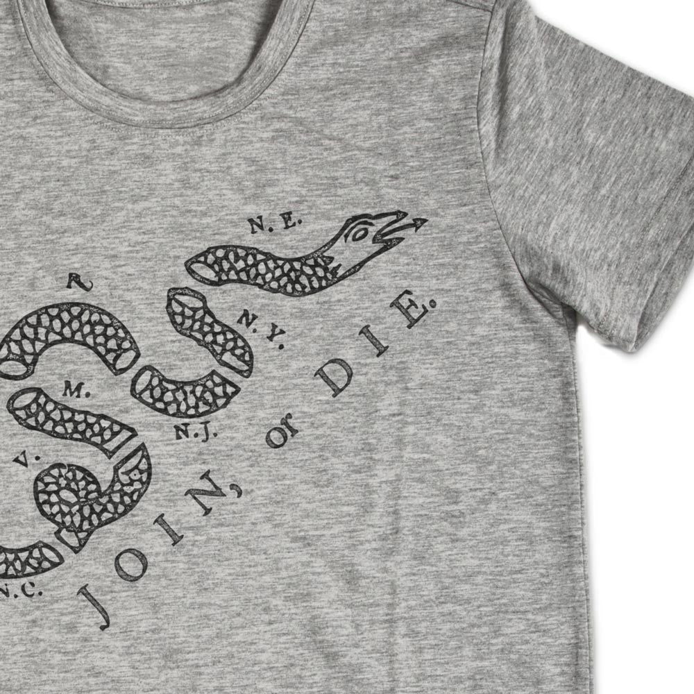 Join or Die Men's Vintage Graphic T-shirt