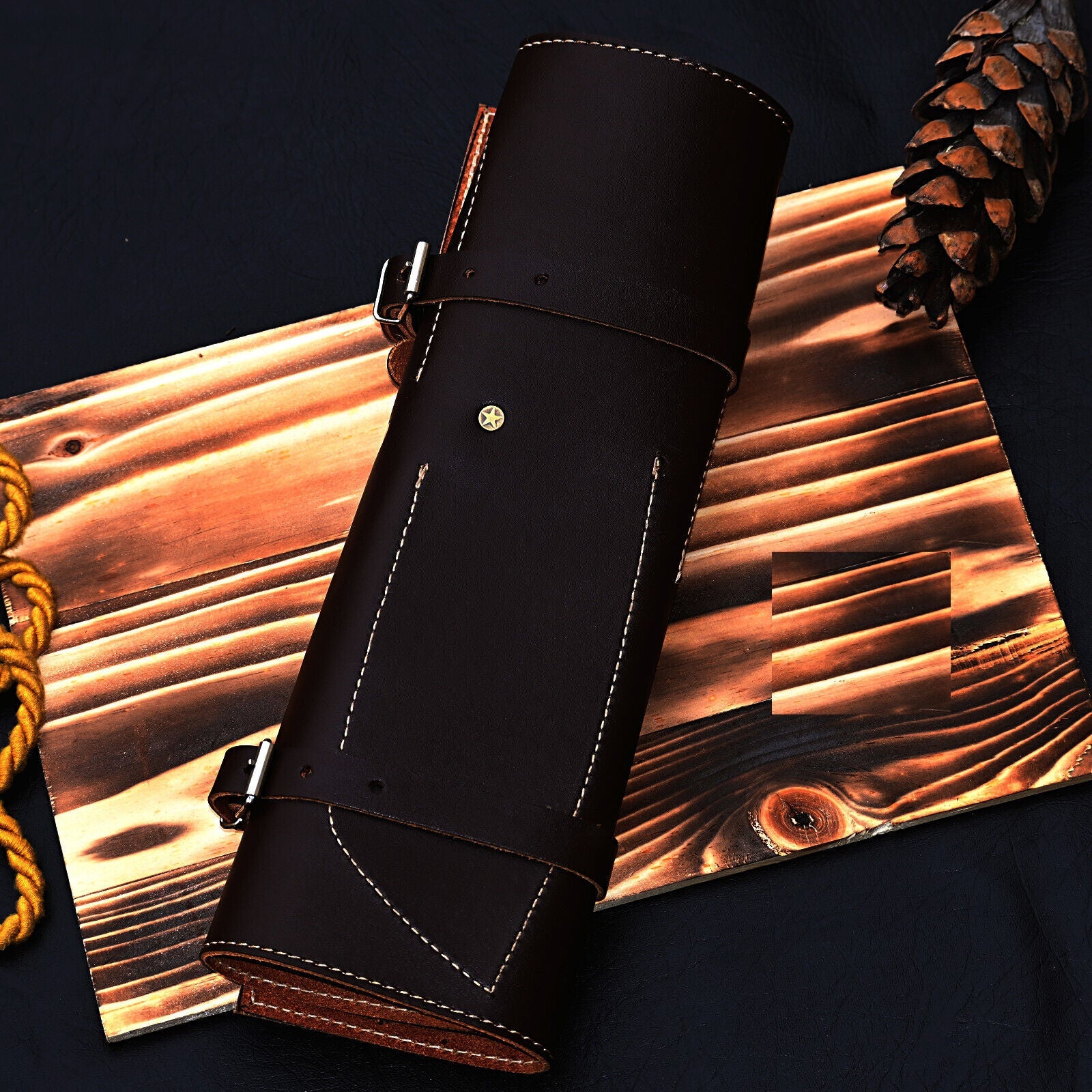 Premium Damascus Knife Kitchen Set – Handcrafted Elegance