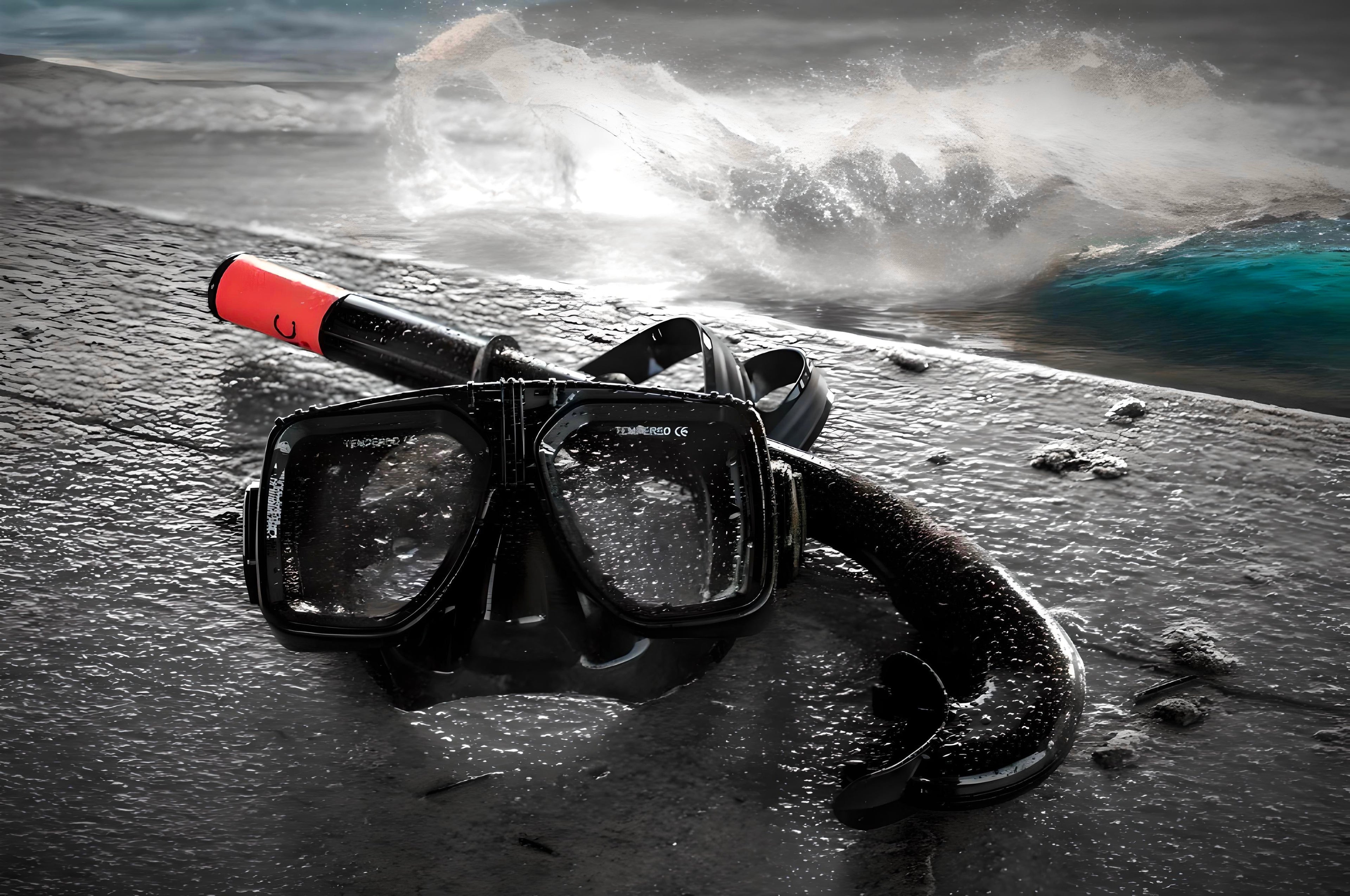 USCG Rescue Swimmer Dive Mask and Snorkel Combo