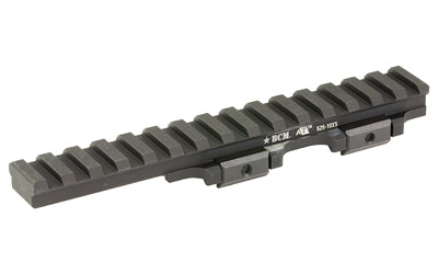 Bravo Company A/T 525-10X5 Optic Riser |  Fits Picatinny |  6.125" Long |  0.525" Height |  Anodized Finish |  Black