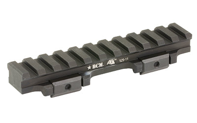 Bravo Company A/T 525-11 Optic Riser |  Fits Picatinny |  4.5" Long |  0.525" Height |  Anodized Finish |  Black