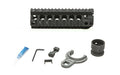 Bravo Company Quad Rail |  Picatinny Rail |  Fits AR Rifles |  7" |  Black