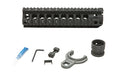 Bravo Company Quad Rail |  Picatinny Rail |  Fits AR Rifles |  9" |  Black