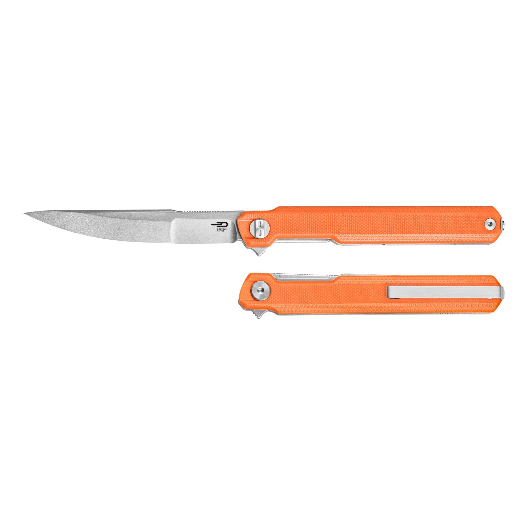 Bestech Duoz Orange Slim Folding Knife