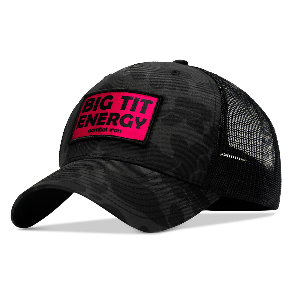 Big Tit Energy Pink Patch Snapback Hat