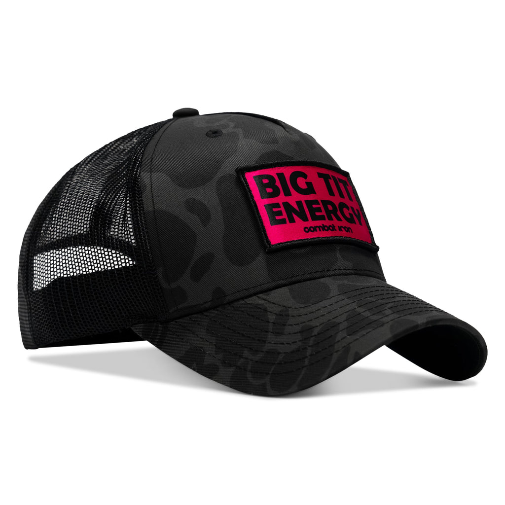 Big Tit Energy Pink Patch Snapback Hat