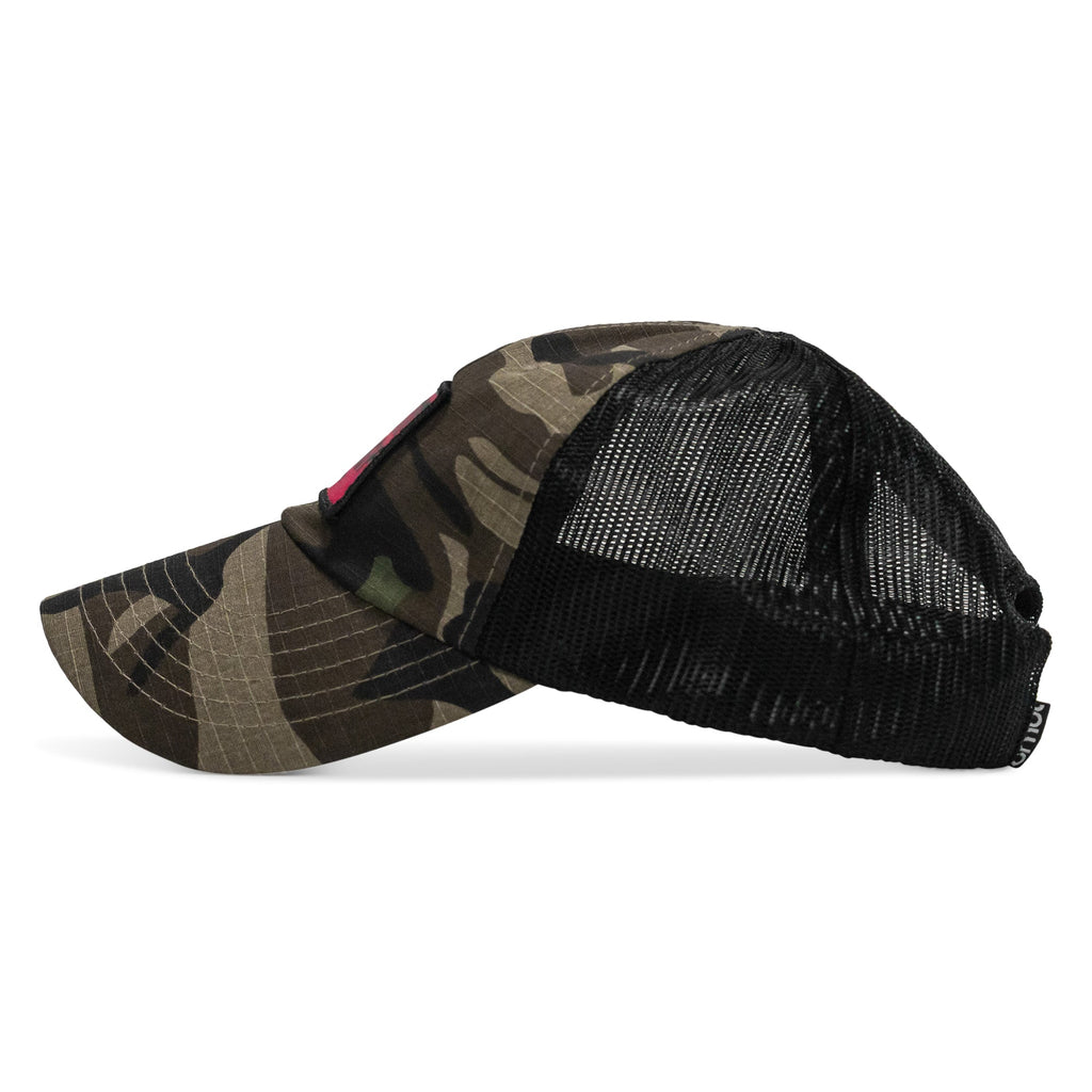 Big Tit Energy Pink Patch Tactical Ripstop Mesh Snapback Hat