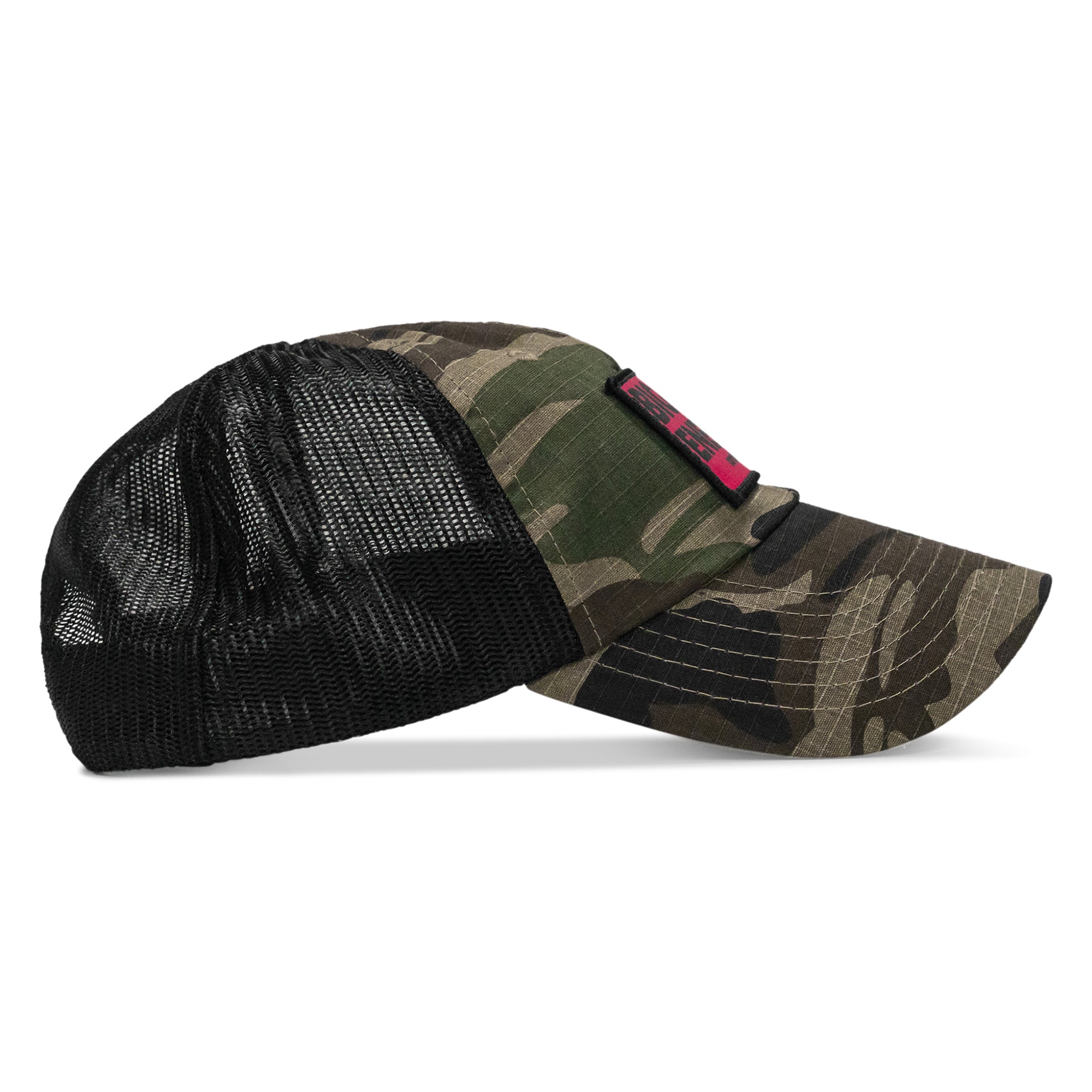Big Tit Energy Pink Patch Tactical Ripstop Mesh Snapback Hat