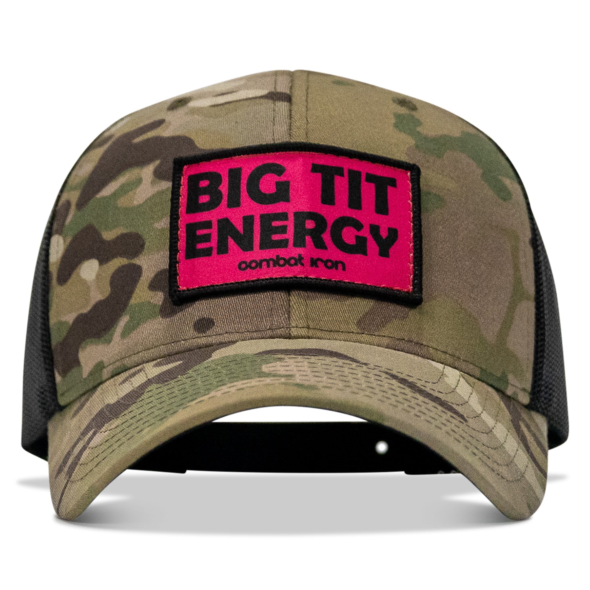 Big Tit Energy Pink Patch Snapback Hat