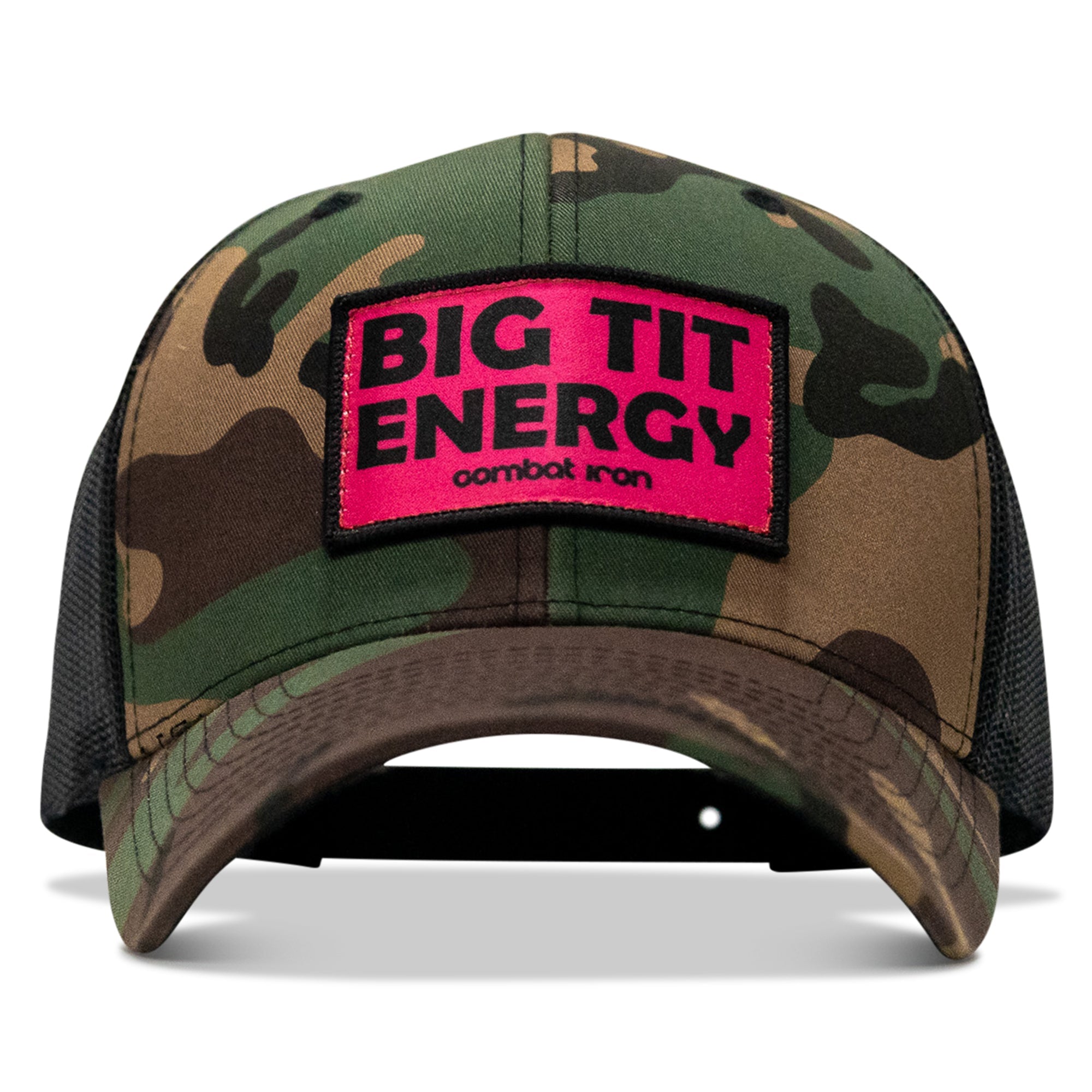 Big Tit Energy Pink Patch Snapback Hat