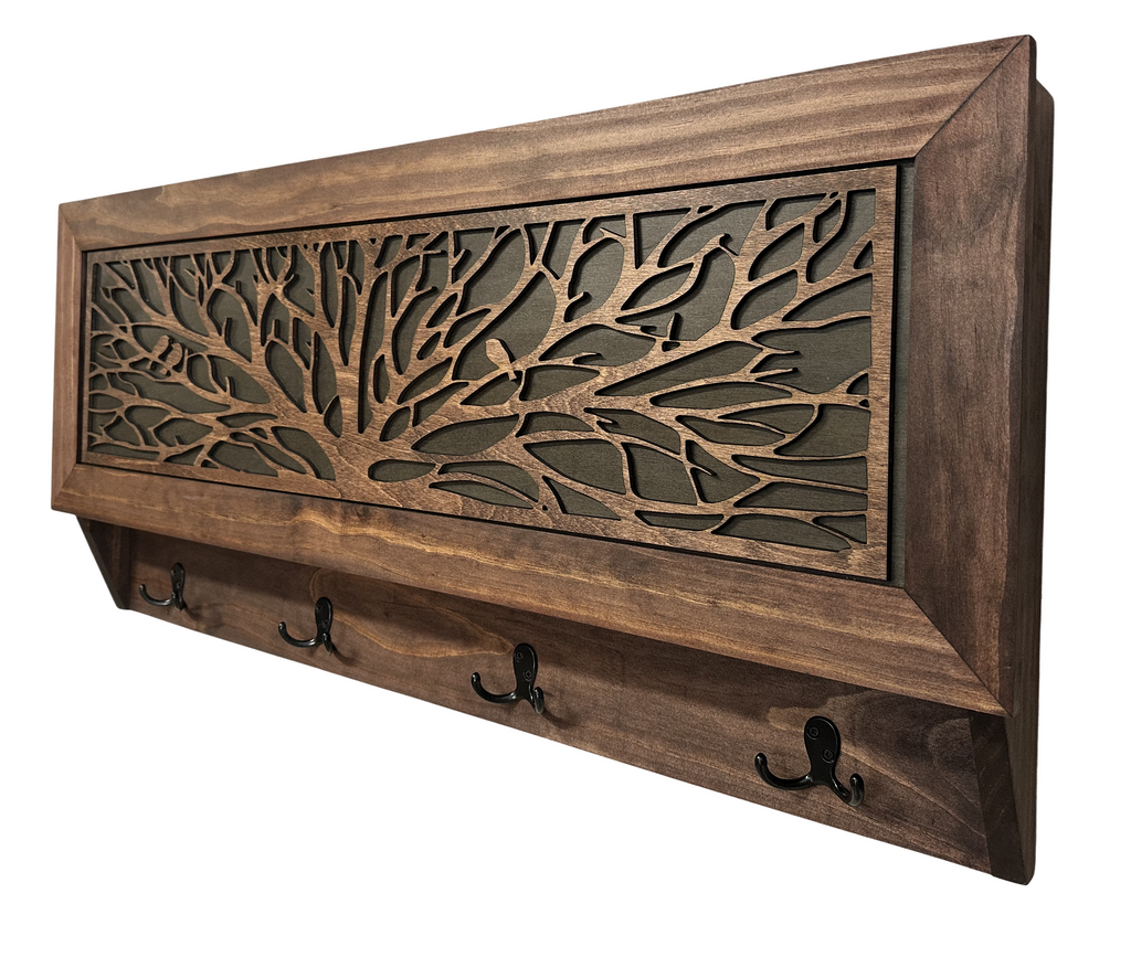 Coat Rack Hidden Gun Storage - Tree of Life