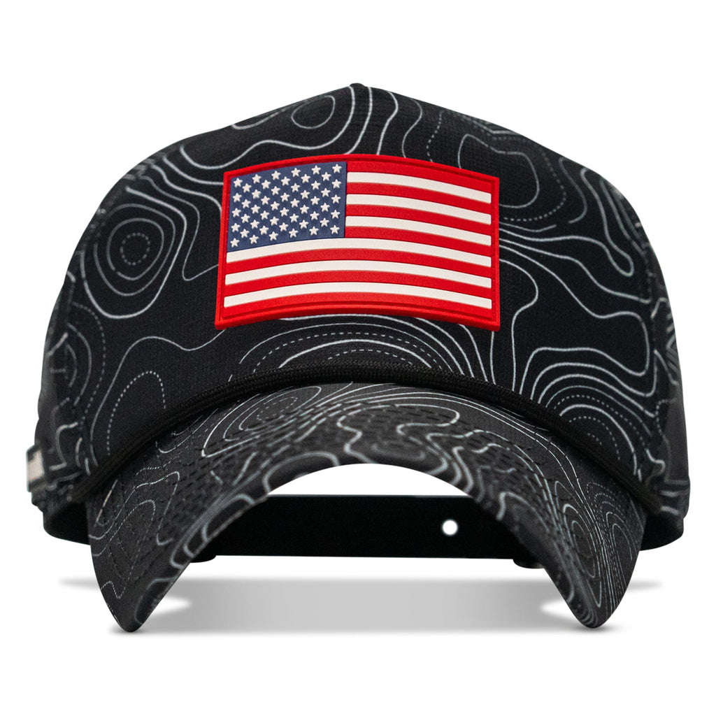 American Flag PVC Waterproof Weekender Snapback